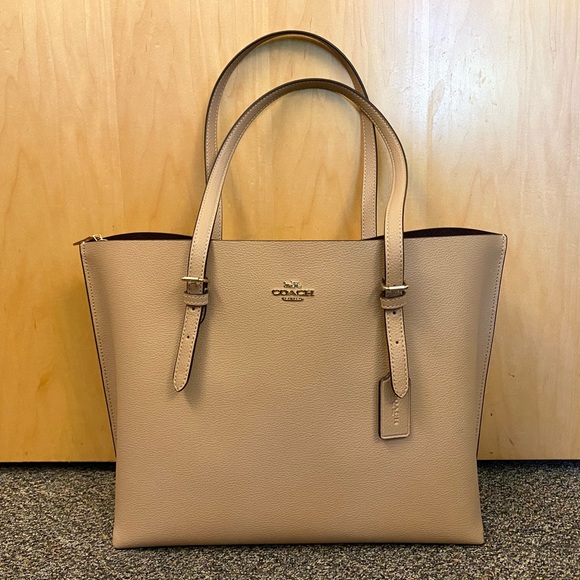 Coach Mollie Tote - Gold/Taupe Oxblood: SOLD OUT ONLINE - Picture 1 of 10